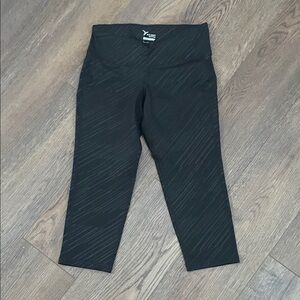 Old Navy Black Striped Leggings